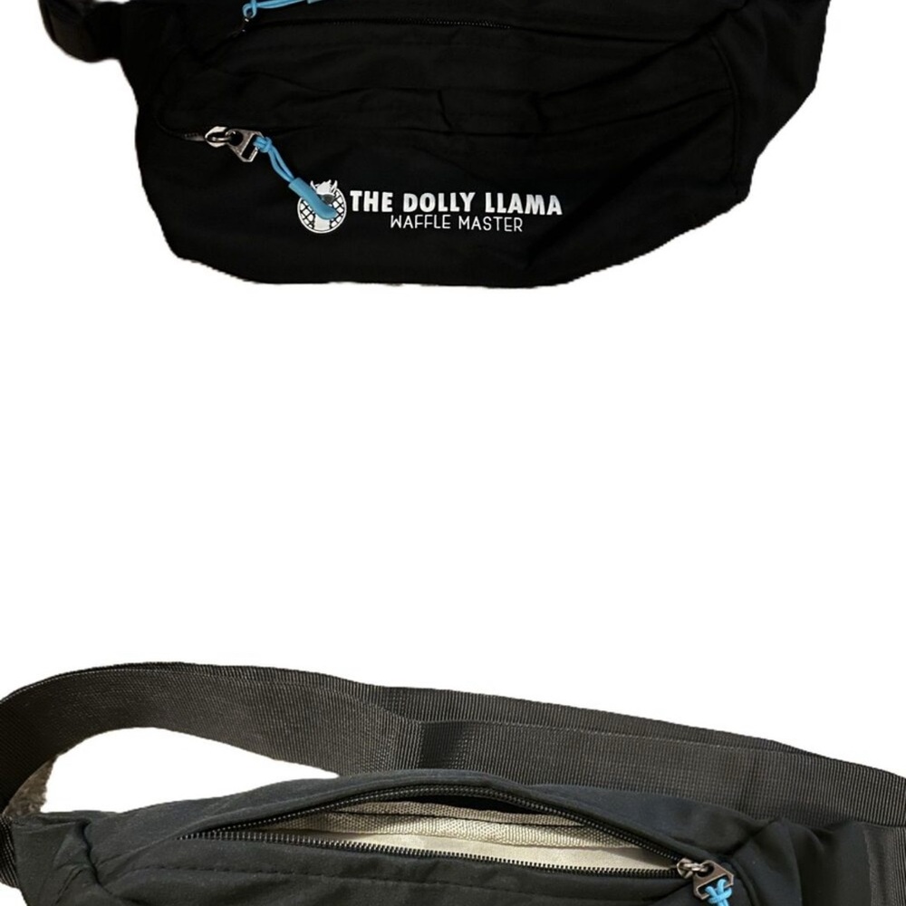 The Dolly Llama Black Waist Bag